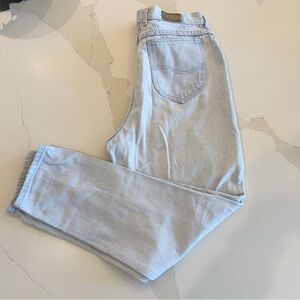 VINTAGE! 80s 90s Y2K Lee Riders Women’s Light Wash Straight Jeans Denim Size 14